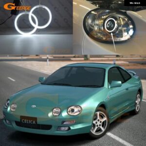 トヨタ セリカ T20 1994 - 99 KOUKI ヘッドライト 超高輝度 CCFL エンジェルアイ ハローリングキット カーアクセサリー