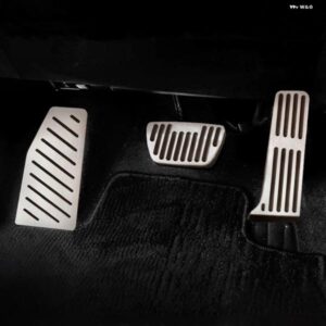 車用フットペダル 燃料 アクセル ブレーキ レスト ペダルカバー パッド トヨタ RAV4 2019 - 24 RAV 4 XA50 ハイブリッド アクセサリー - Footrest　Blue