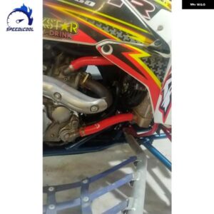 2006-2017 LTR 450 スズキ オートバイ バイク シリコン製 ラジエーター クーラント チューブ パイプ ホース キット - Matt　Black
