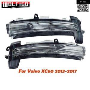 車用バックミラー LEDライト リバースミラー ウィンカー インジケーター ランプ 左右 ボルボ XC60 2014-2017 31371878 31371879