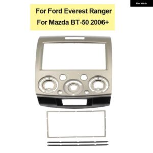 ダブルディンカー ラジオ フレーム フォード エベレスト レンジャー マツダ BT-50 2006+ ステレオ パネル ダッシュ取り付け トリム キット フェイスプレート
