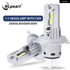 2個 H4 LED ヘッドライト 電球 ミニカー LED 電球 CANバス 9003 HB4 LED ヘッドランプ 12V 6000K 20000LM LED ヘッドライト プラグアンドプレイ