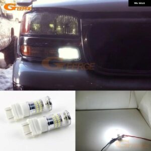 シボレー コロラド 2006 - 12 超高輝度ホワイト リフレクター 3157 LED バルブ デイタイム ライト DRL