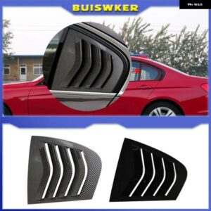 車用リアサイドウィンドウシャッター トリム スポイラー カバー BMW 3シリーズ F30 318I 320I 325I 330I 2013-2019 リアトライアングルウィンドウスポイラー