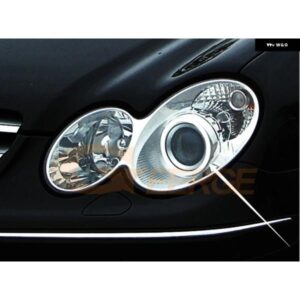 メルセデスベンツ CLK クラス W209 C209 A209 2003-2009 キセノン ヘッドライト 超高輝度 CCFL エンジェルアイ ハローリングキット - Pre　Facelift　Xenon