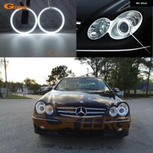 メルセデスベンツ CLK クラス W209 C209 A209 2003-2009 キセノン ヘッドライト 超高輝度 CCFL エンジェルアイ ハローリングキット