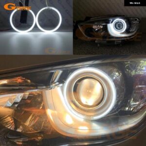 マツダ CX5 CX-5 CX 5 2012 - 15 フェイスリフト前 超高輝度 CCFL エンジェルアイ ハローリングキット カーアクセサリー