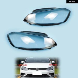フォルクスワーゲン VW ゴルフ 7.5 2018-2020 車用 ヘッドライト カバー ヘッドランプ シェルレンズ クリア