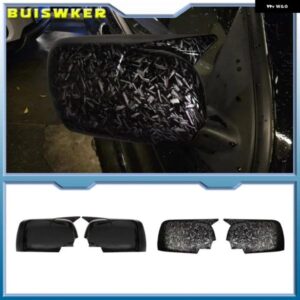 ブラック リアビュー サイドミラー カバー キャップ M ルック ミラー カバー ランドローバー レンジローバー L322 MK3 2002-2006 BMW X5 E53 1999