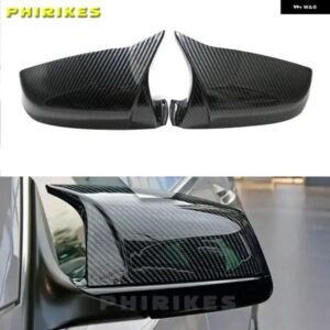 カーボンパターン ブラック サイドウィング バックミラー カバー キャップ BMW 5 6 7シリーズ E60 E61 E63 E64 F06 F07 F10 F11 F13 F01-F04