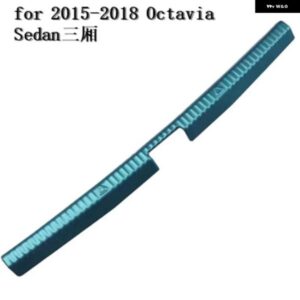 リア スタイリング ステンレス リア バンパー プロテクター シル トランク トレッドプレート トリム シュコダ オクタビア 2007-2018 カー スタイリング - 2