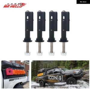 取り付けピン MAXTRAX MKII リカバリー/トラクションボード ロック可能 防止 安全取り付けピンセット 4個 ドローバーピンキット