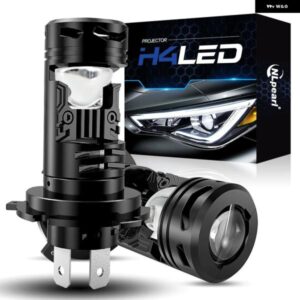 2個 H4 LED 電球 9003 HIB2 ミニレンズ プロジェクター LED H4 車用 ヘッドライト CANBUS オート ヘッドランプ LHD RHD プラグプレイ 12V