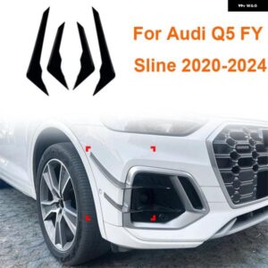 フロントウインドナイフスポイラー ウイング ナイフスポイラー グリル カスタム アウディ Q5 FY SLINE 2020 - 2024 2023