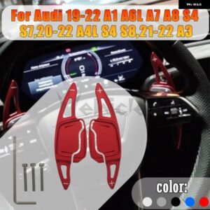 車用 ステアリングホイール パドル シフター DSG 延長 ギアアクセサリー アウディ A1 A6L A7 S4 S7 19-22 A4L S4 S8 20-22 A3 21-22
