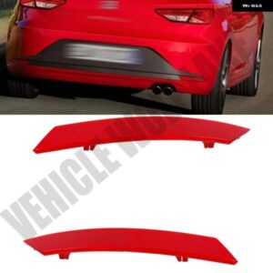 SEAT LEON FR 2013 - 16ペア 左+右 リア バンパー リフレクター ライト ランプ カーアクセサリー 5F0945105G 5F0945106G