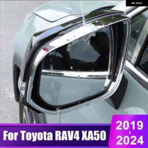 トヨタ RAV4 2019 - 24 RAV 4 XA50 ハイブリッドカーバックミラー アイブロウ 防水 レインカバー アクセサリー