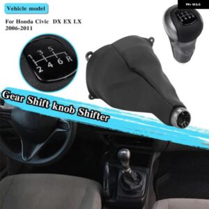 ホンダ シビック DX EX LX 2006 -2011 6速 マニュアル PU ギア シフト ノブ シフター カーギア レバー インテリア カーアクセサリー