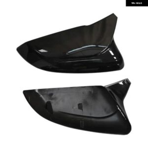 1ペア 車用バックミラー カバー 光沢ブラック/カーボン サイドドアミラー カバー ホンダ シビック 10TH 2016 - 20 - Carbon　fiber　pattern