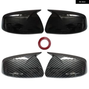 メルセデスベンツ A B クラス W169 A160 W245 2008-2012 ステッカー カーボンブラック サイドバックミラー カバー キャップ シェルリッド - Carbon　Look