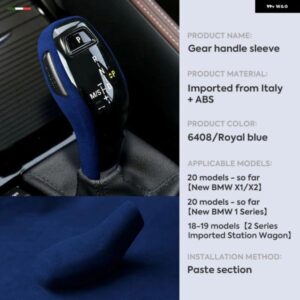 車用 ギア シフト ノブカバー BMW X1 F48 X2 F39 2020-2022 1シリーズ 2シリーズ ステッカー トリム スタイリング アクセサリー - イタリア - for　BMW　Big　Red