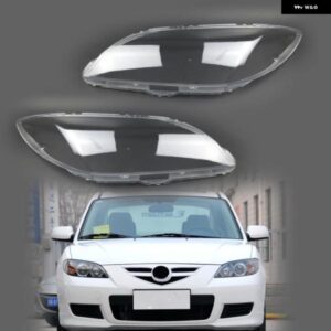 マツダ 3 M3 セダン 2006 - 12 車用 ヘッドライト シェル ヘッドランプ カバー ランプレンズ ペア