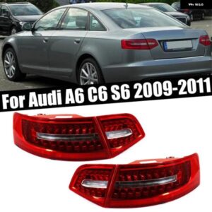 外装 アクセサリー アウディ A6 C6 S6 クワトロ RS6 サルーンセダン 2009-2011 リア LED テールライト シグナルランプ アセンブリ 4F5945095J