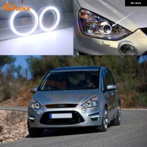フォード ギャラクシー II WA6 S-MAX S MAX 2006-2014 キセノン ヘッドライト 超高輝度 COB LED エンジェルアイキット ハローリング デイライト