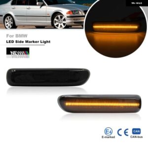 スモークLEDウィンカーブリンカーランプ BMW E46 3シリーズ 1998-2006 316I 328I 320I 325I 330I M3 318D 320D 330D 316TI 328TI 325TI