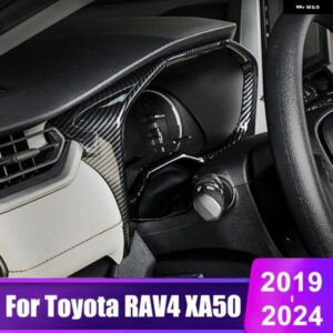 トヨタ RAV4 2019 - 24 RAV 4 XA50 ハイブリッドカー ダッシュボード ディスプレイ スピード メーター カバー アクセサリー LHD RHD