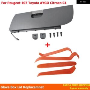 グローブ ボックス 蓋交換部品 プジョー 107 トヨタ AYGO シトロエン C1 2005-2015 左ハンドル 車