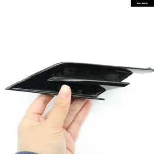 車用光沢ブラックフロント ヘッドライト サイド グリル モールディングカバー トリム トヨタ カムリL LE 2018 2019 2020 - L　and　　R