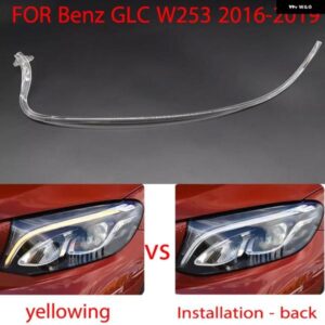 メルセデスベンツ W253 GLC 2016-2019 DRL 車用 ヘッドライト ライトガイドプレート デイタイム ランニング チューブ デイタイム ランニングライト バー