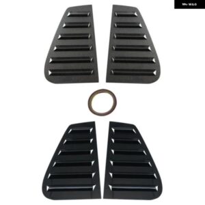 リアサイドウィンドウシャッターカバー トリム ウィンドウルーバーサイド エアベント トリム VW ゴルフ 4 MK4 1997-2006ペア - Carbon　Look