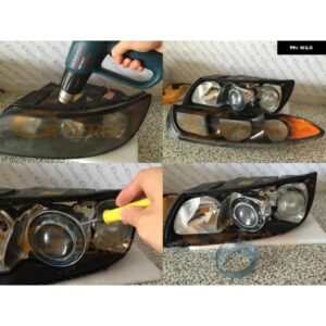 ボルボ C30 C70 2006 - 09 超高輝度 CCFL エンジェルアイ ハローリングキット カーアクセサリー - For　This　Headlight