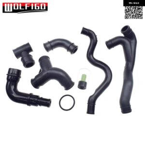 1.8T クランクケース ブリーザーホース パイプ バルブ キット アウディ A3 TT VW JETTA SEAT SKODA 06A103247 06A103213AF 06B103221P 058103493A - Set　3