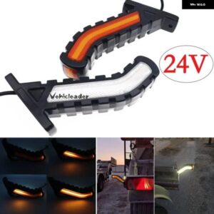 防水 トレーラーLEDアウトラインマーカー トラック ライト3サイド マーカーライト ネオンストークサイドマーカーランプトレーラー24V