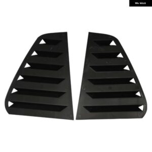 車用リアウィンドウシャッターカバー トリム ウィンドウルーバー サイドベント VW ゴルフ 7 MK7 7.5 GTI GTD R R-LINE 2013-2020 オートデコレーション - Carbon　Look