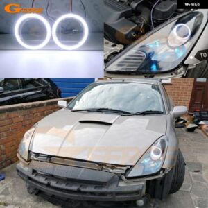 トヨタ セリカ T23 2000 - 05 超高輝度 COB LED エンジェルアイキット ハローリング カーアクセサリー