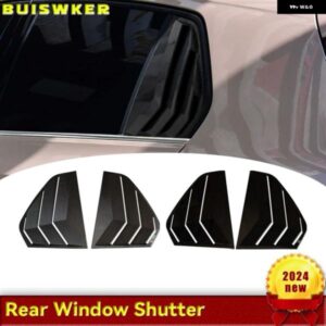 フォルクスワーゲン VW ゴルフ 8 MK8 2020+ 車用 リアウィンドウシャッターカバー トリム ウィンドウルーバー サイドベント トリム 装飾 自動車アクセサリー