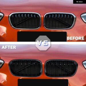 リコイ グロスブラック BMW F20 F21 120I 118I 116I 116D M135I M140I 2015 - 18 ハッチバック スポーツ キドニー グリル グリル - Gloss　black