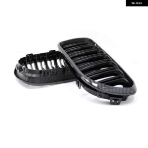 リコイ グロスブラック BMW F20 F21 120I 118I 116I 116D M135I M140I 2015 - 18 ハッチバック スポーツ キドニー グリル グリル - Double　Line　Carbon