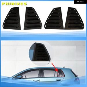 2PCS ウィンドウルーバーシャッター フォルクスワーゲン VW ゴルフ 7 MK7 7.5 GTI GTD R R-LINE 2013-2020