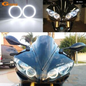 ヤマハ R1 YZF-R1 2004 - 08 デイライト 超高輝度 SMD LED エンジェルアイ DRL ハローリング