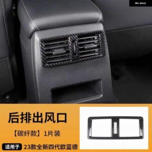 三菱 アウトランダー 2023-2024 カー スタイリング アクセサリー ABS インテリア エアコン ACベント アウトレット カバー フレーム プロテクター - Silver