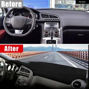 プジョー 3008 GT 2008 - 15 3008GT 車用 ダッシュボード カバー サンシェード 滑り止めマット アクセサリー - Storage　Red　side
