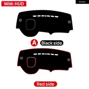 プジョー 3008 GT 2008 - 15 3008GT 車用 ダッシュボード カバー サンシェード 滑り止めマット アクセサリー - Storage　Black　side