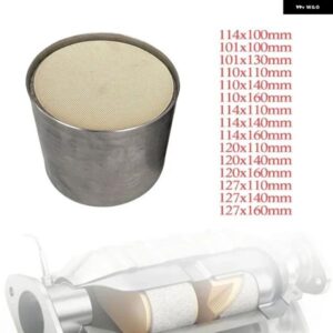 汎用 触媒コンバータ EURO 1 400 CPSI 高フロー 101/114/120/127*100MM スポーツ触媒 3ウェイ ラウンドセラミック基板 - EURO　1　114X100mm