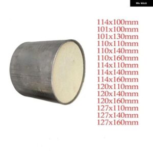 汎用 触媒コンバータ EURO 1 400 CPSI 高フロー 101/114/120/127*100MM スポーツ触媒 3ウェイ ラウンドセラミック基板 - EURO　1　110X110mm