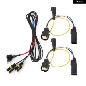 ジープ ラングラー JL 2018 - 2022 LED フロント ヘッドライト ランプ アダプター アセンブリ コネクタ ケーブル プラグ DRL 4TH ワイヤー